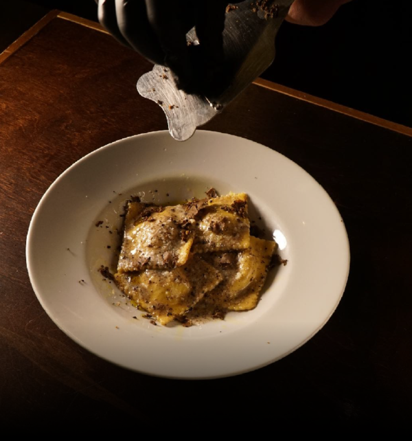 Ravioloni melanzane e tartufo