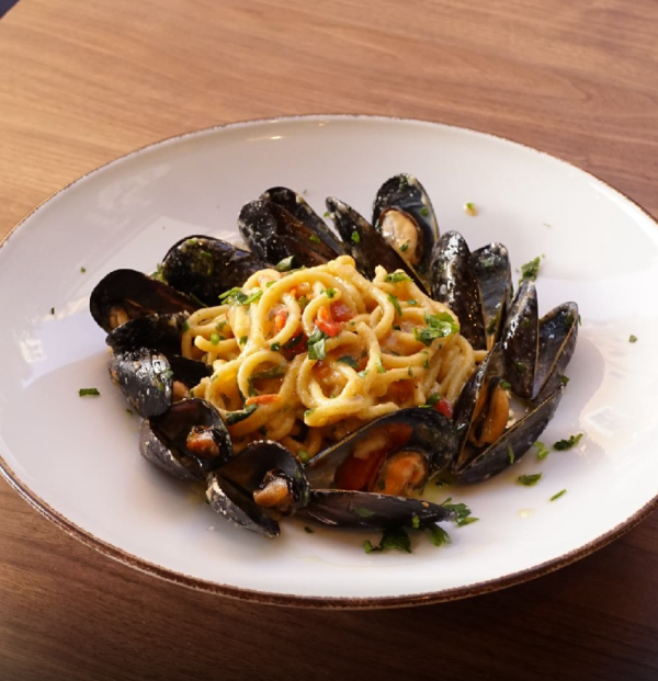 Tonnarelli con cozze
