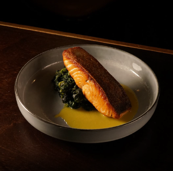 Salmone in crosta di sale